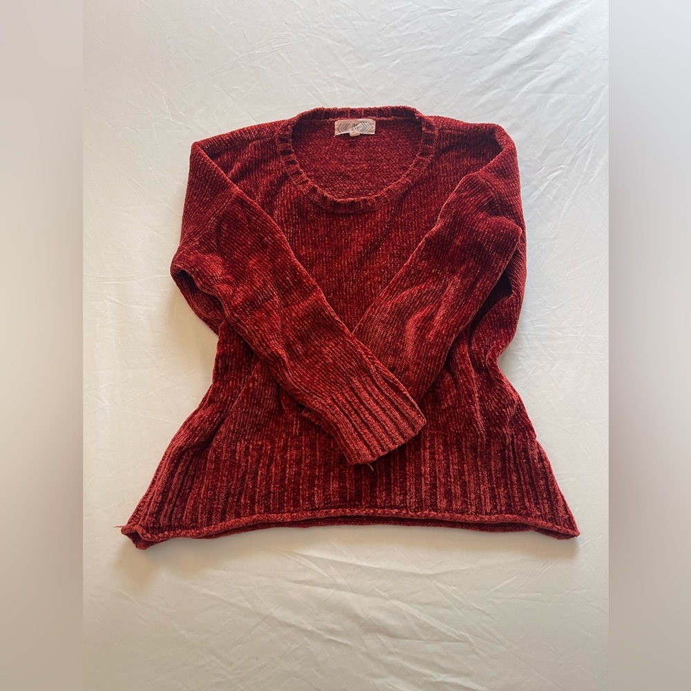 Red Crew Neck Sweater